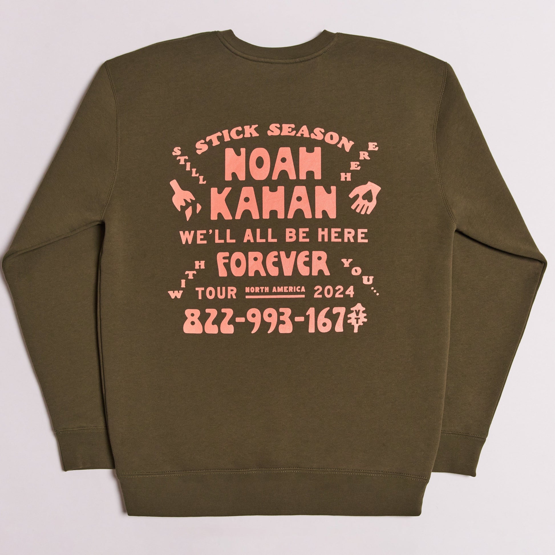 2024 We'll All Be Here Forever Tour Crewneck Back