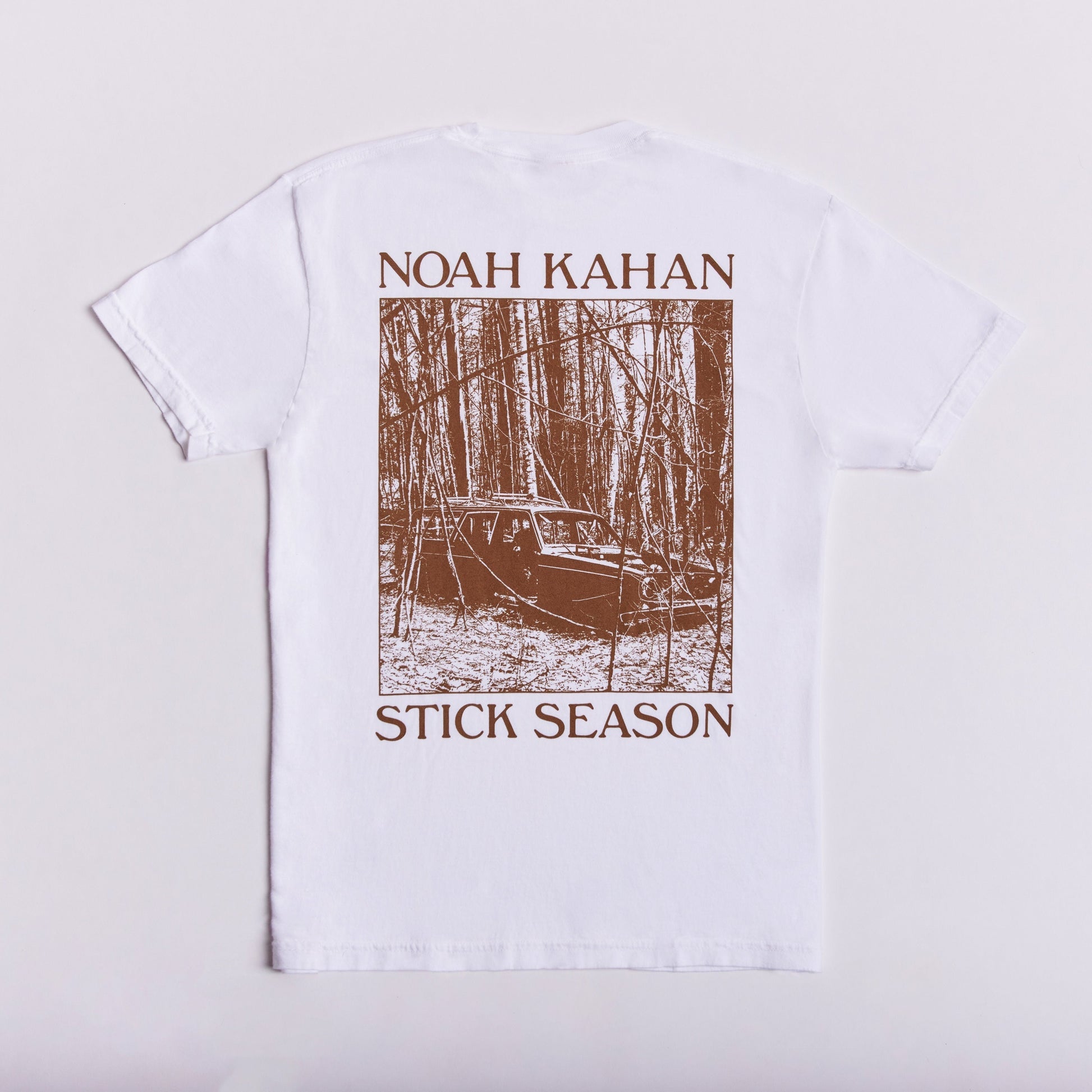 Stick Season White Tee Back