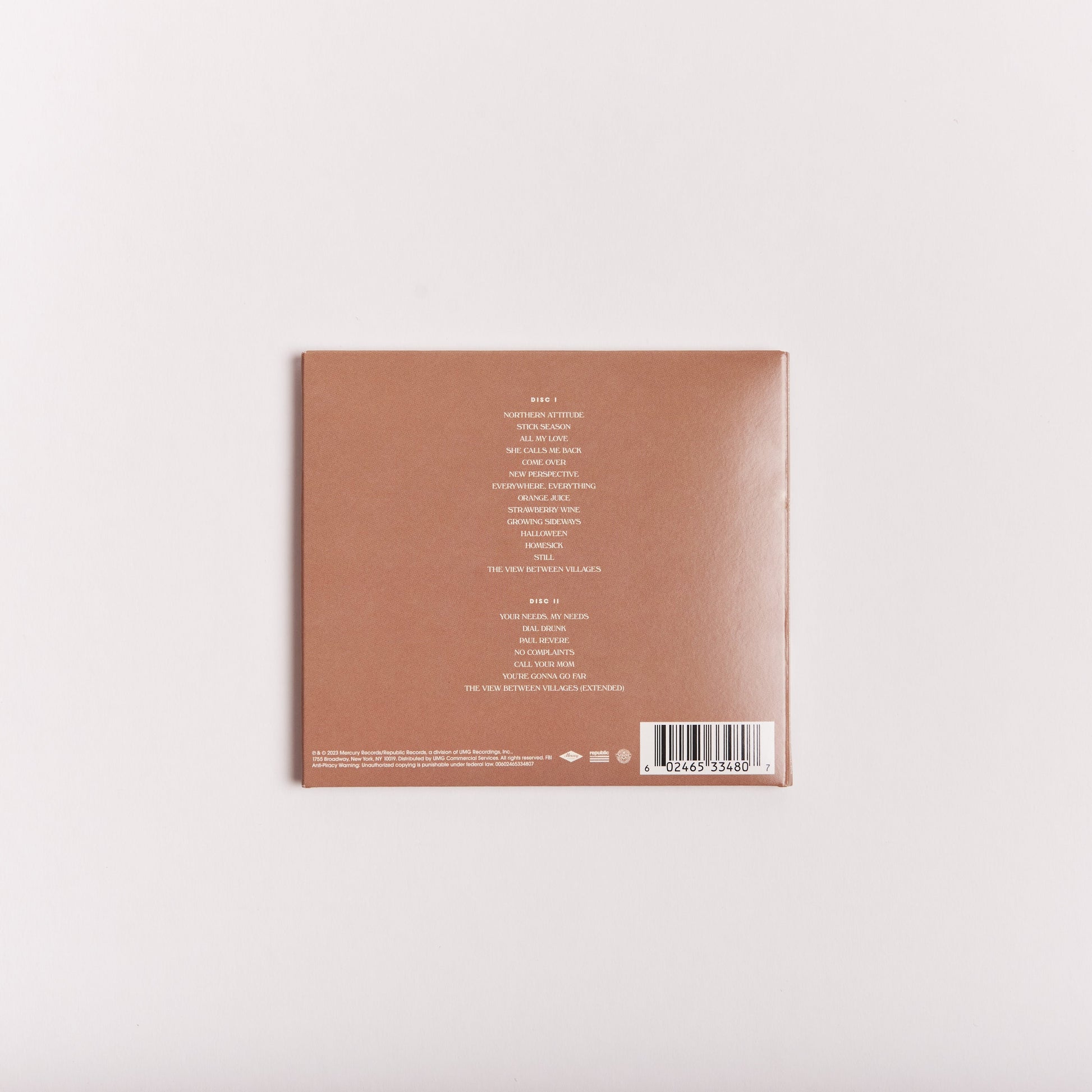 Stick Season (We'll All Be Here Forever) Deluxe CD Back Cover