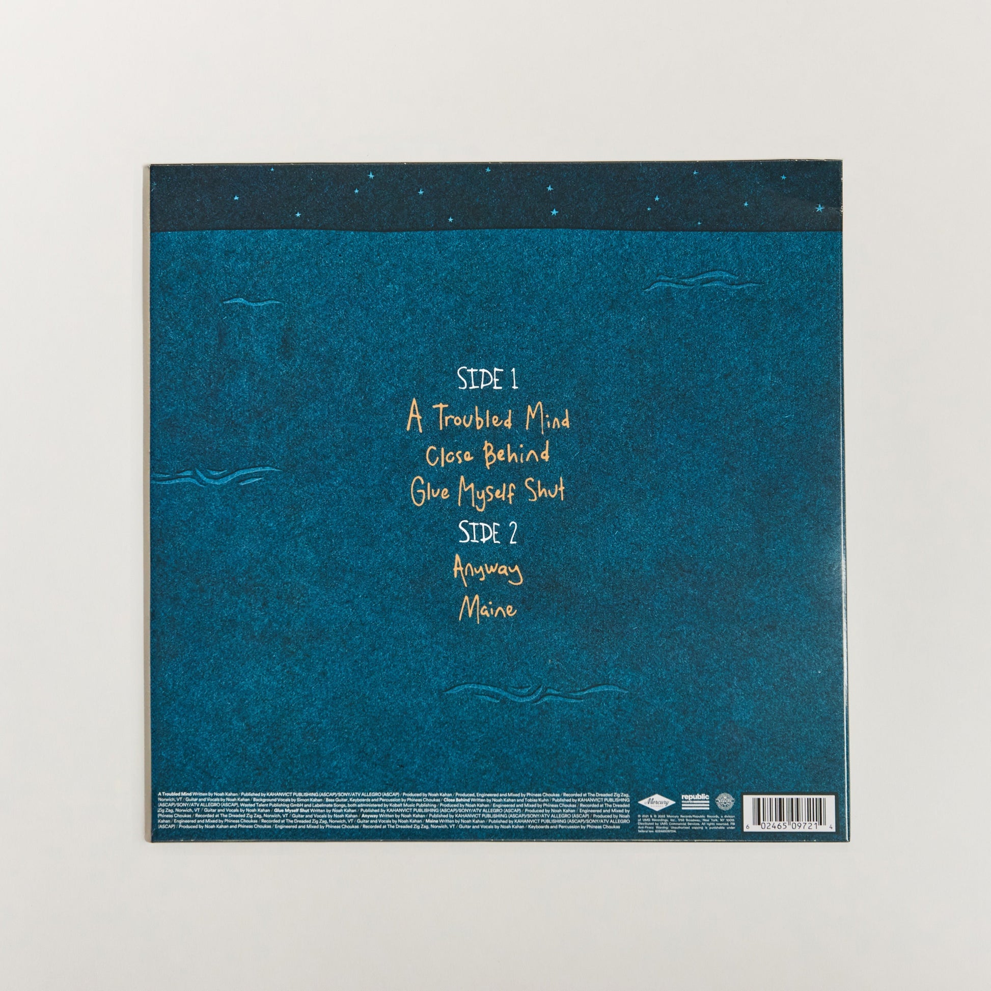 Cape Elizabeth Vinyl (Aqua) Back