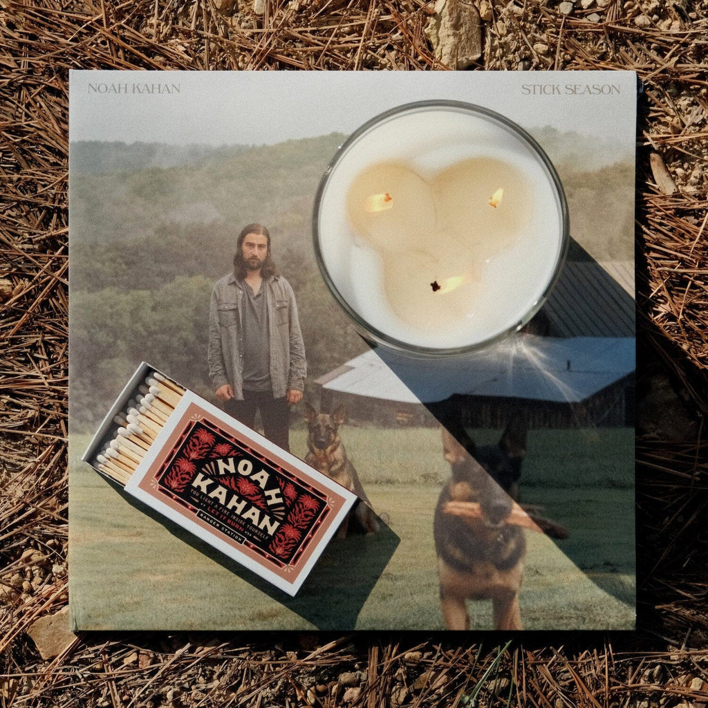 STICK SEASON (FOREVER) MAMMOTH CANDLE + JUMBO MATCHBOOK BUNDLE on top of Stick Season Album 