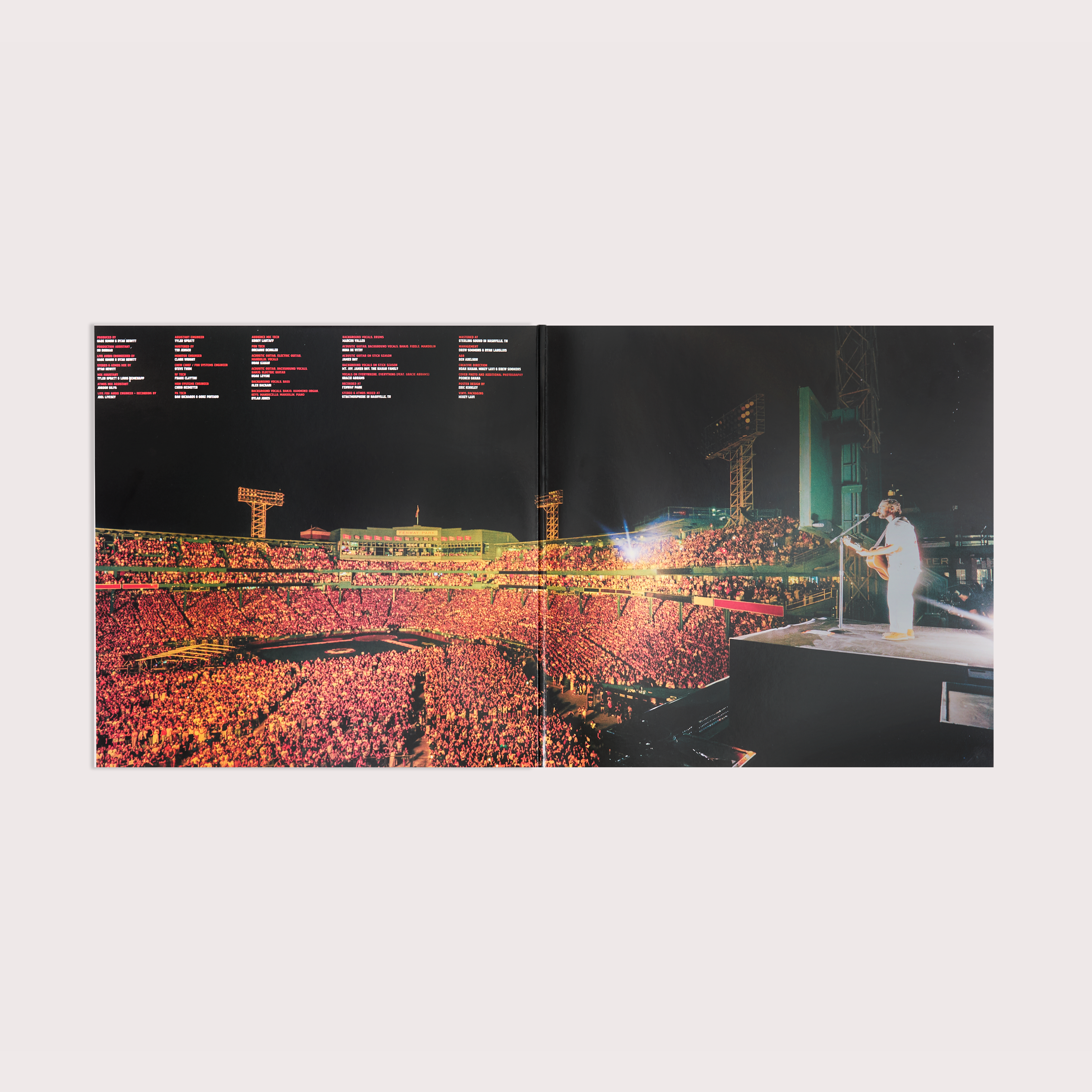 Live From Fenway Park (Standard Black 2LP) Gatefold