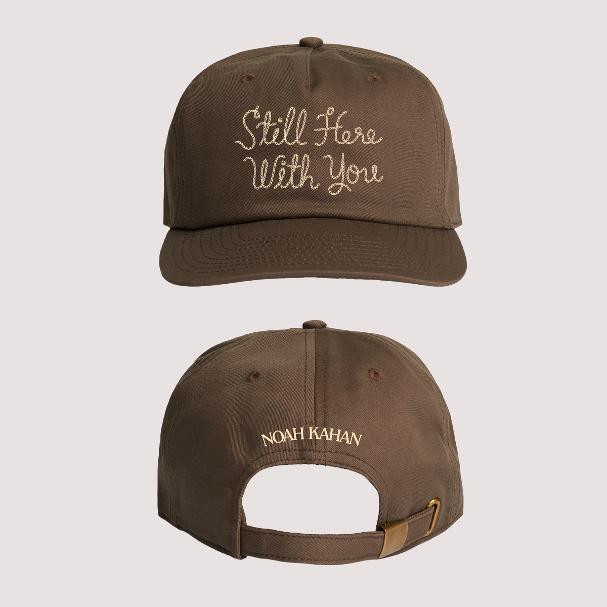 Still Here With You Hat - Walnut Front and Back