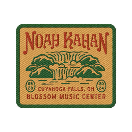 Noah Kahan Cuyahoga Falls, OH concert patch