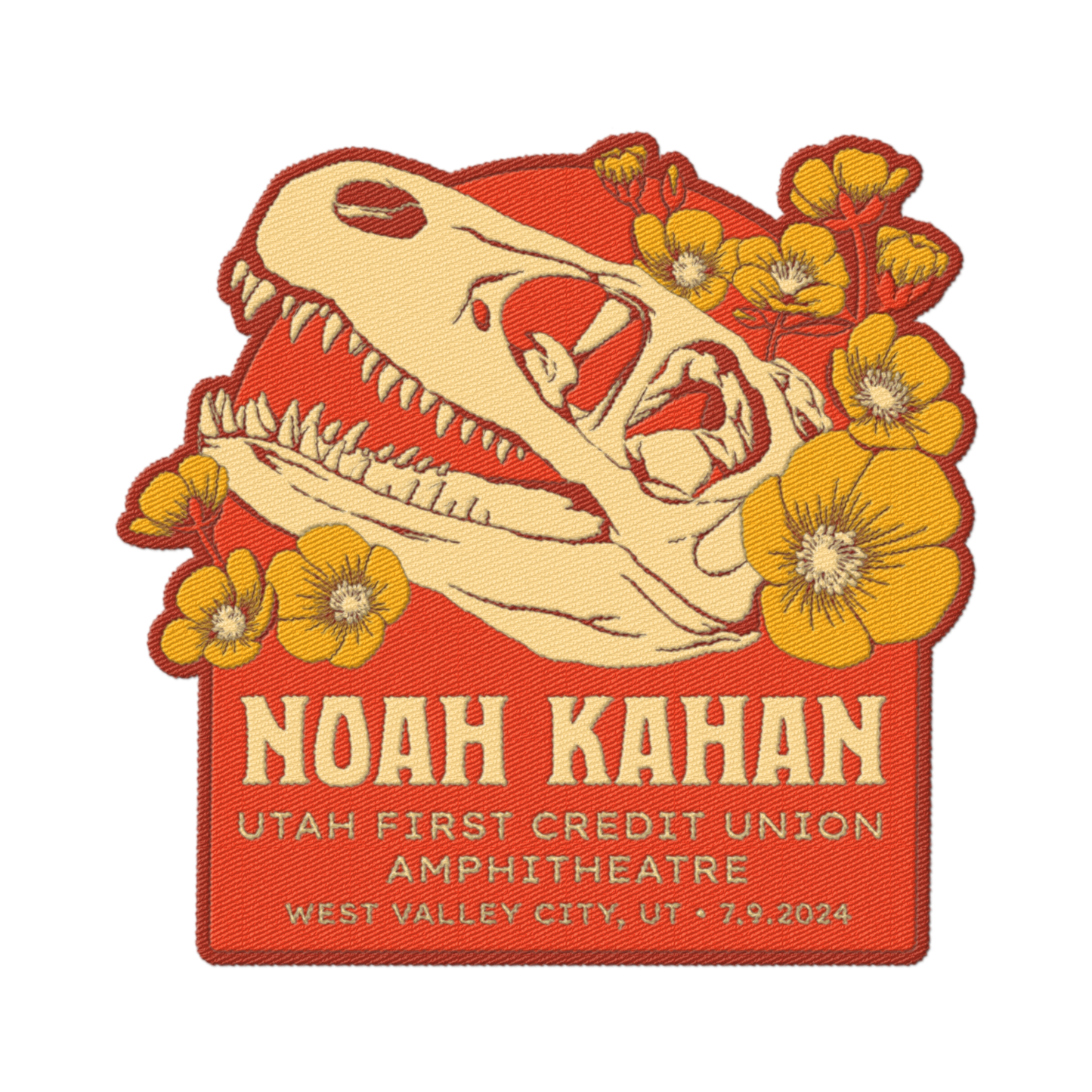 Noah Kahan Utah First Credit Union Amphitheatre Patch