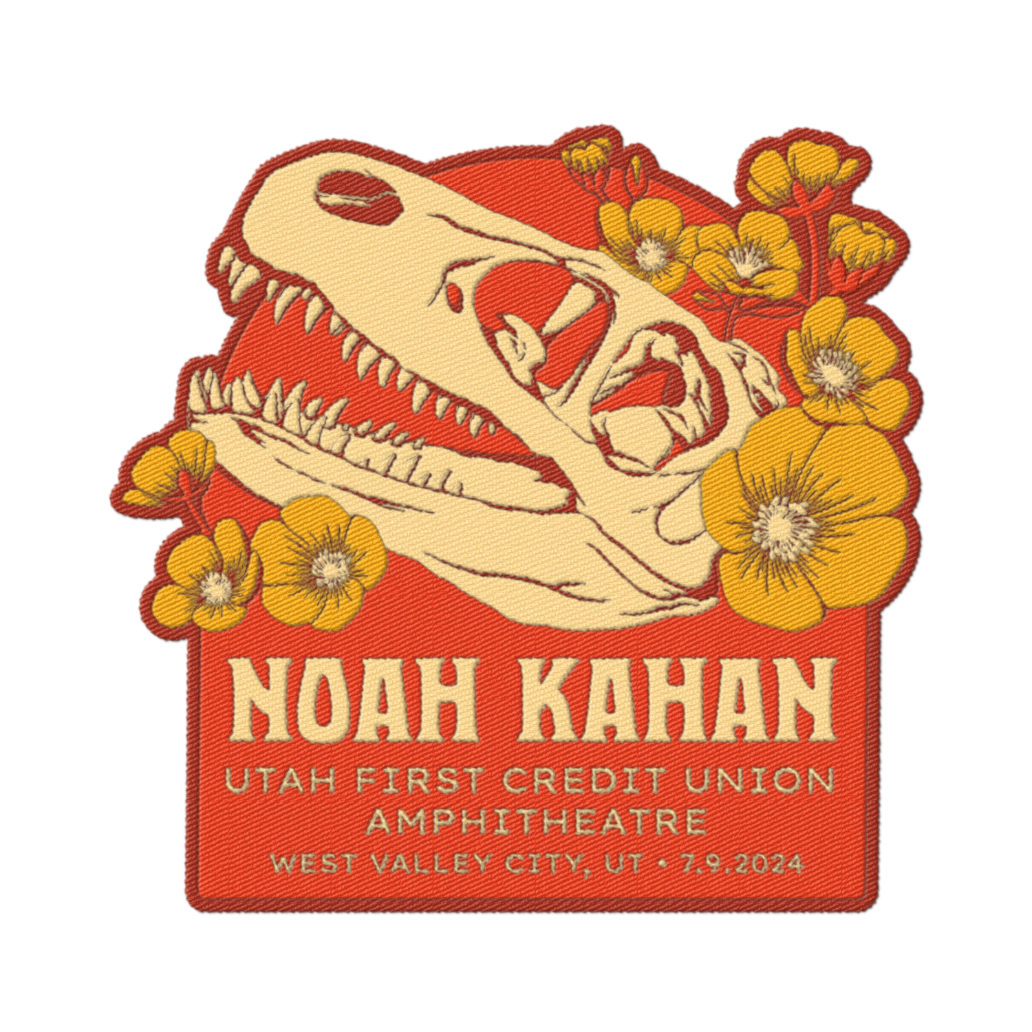 Noah Kahan Utah First Credit Union Amphitheatre Patch