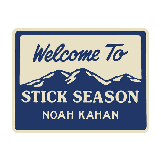 Noah Kahan Welcome to Stick Season rectangular sticker