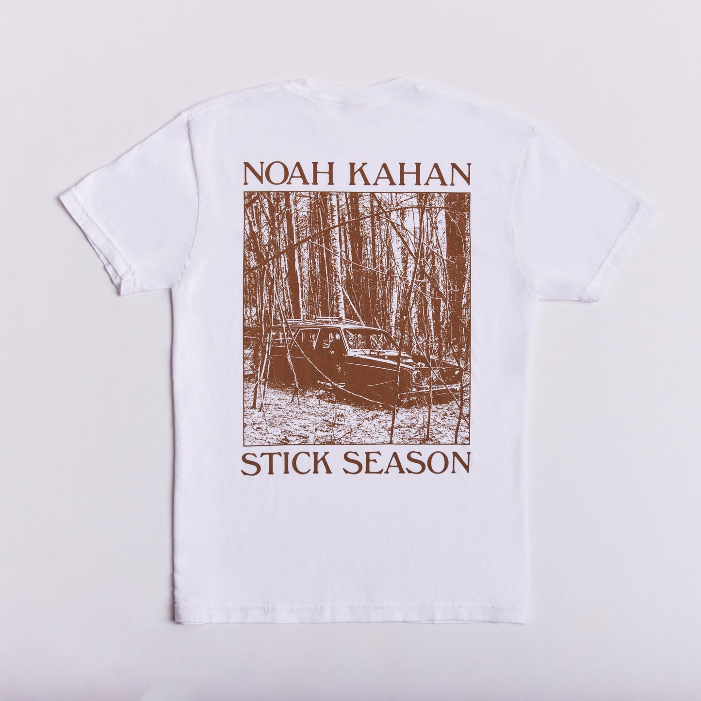 Stick Season White Tee