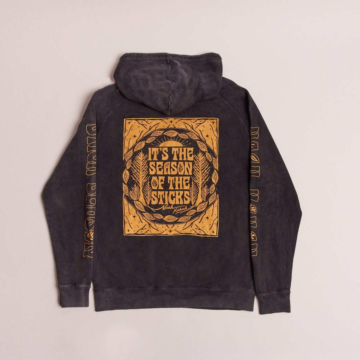 Stick Season Hoodie - Vintage Black