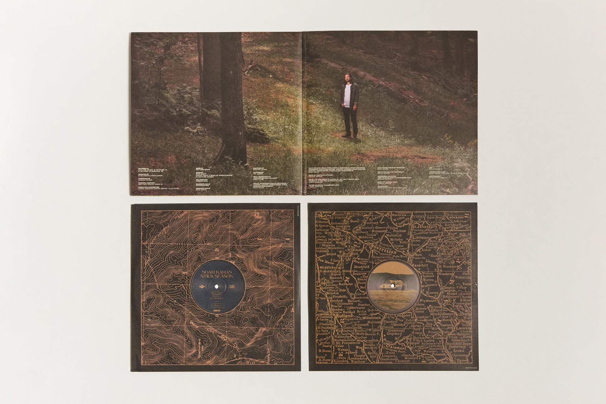 Stick Season Vinyl (Standard Black) Gatefold and Sleeves