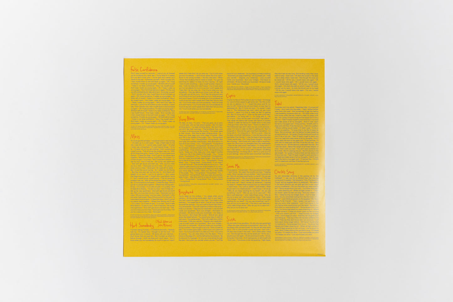 Busyhead Vinyl (Yellow)