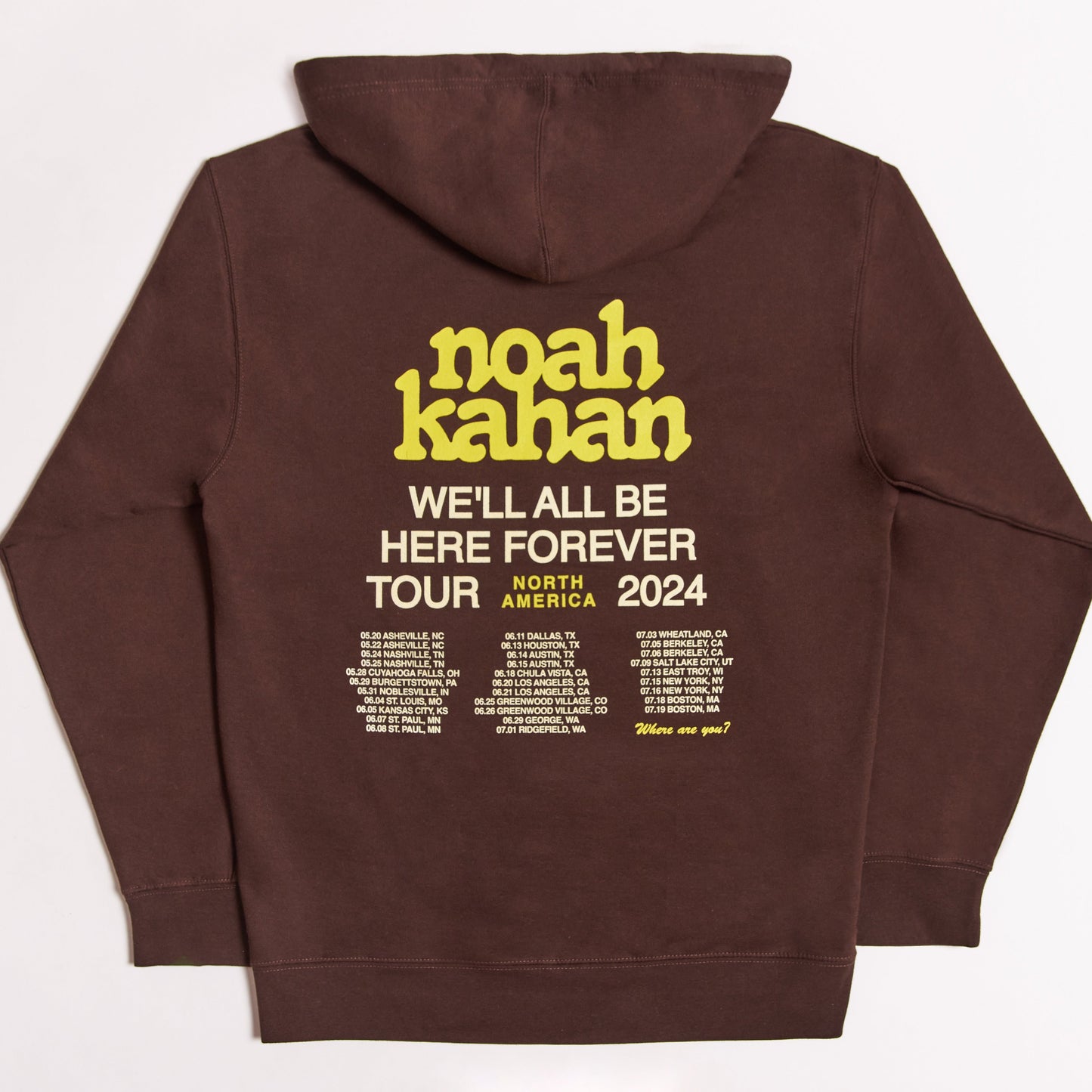 2024 We'll All Be Here Forever Tour Hoodie