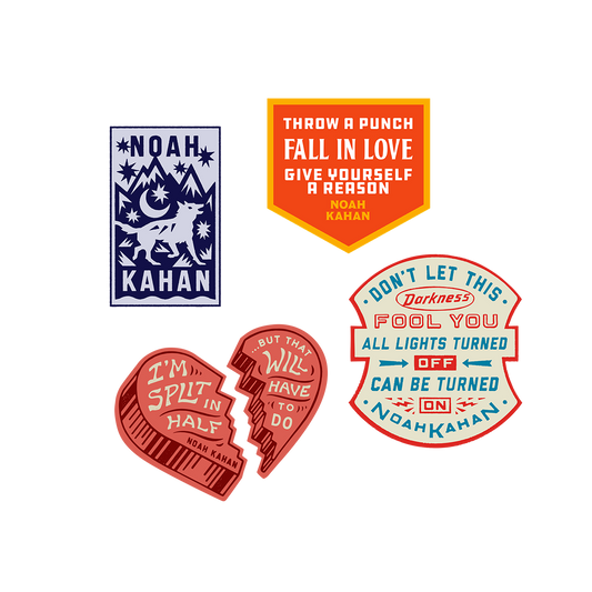 Noah Kahan Sticker Set