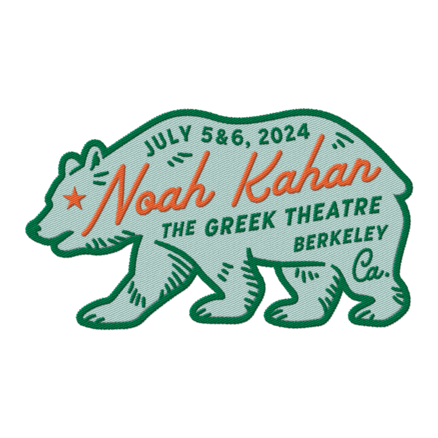 Noah Kahan bear patch