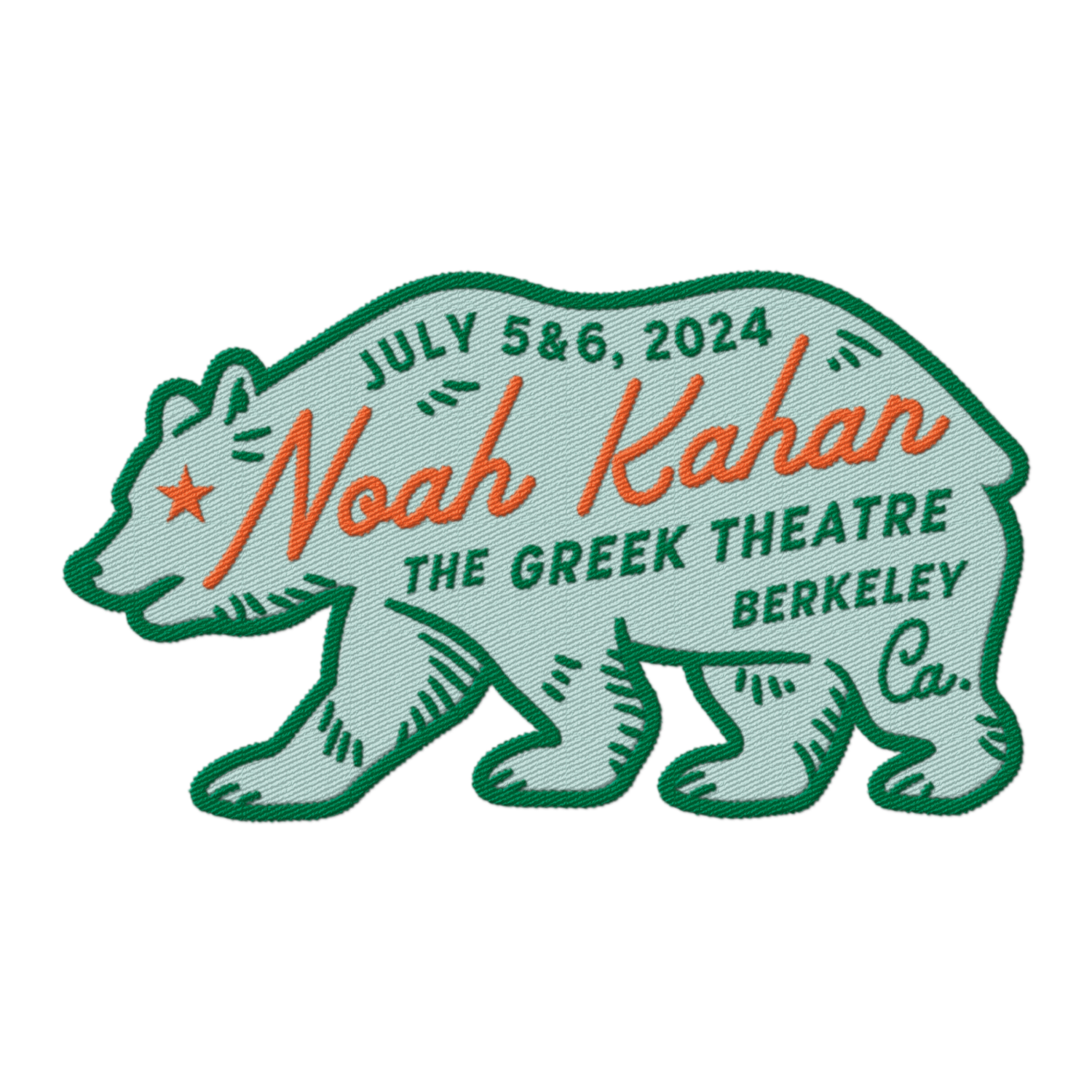 Noah Kahan bear patch