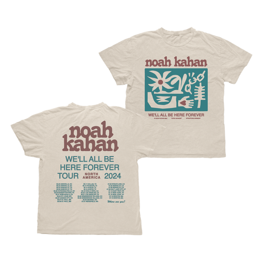we'll all be here forever Noah Kahan tour t-shirt