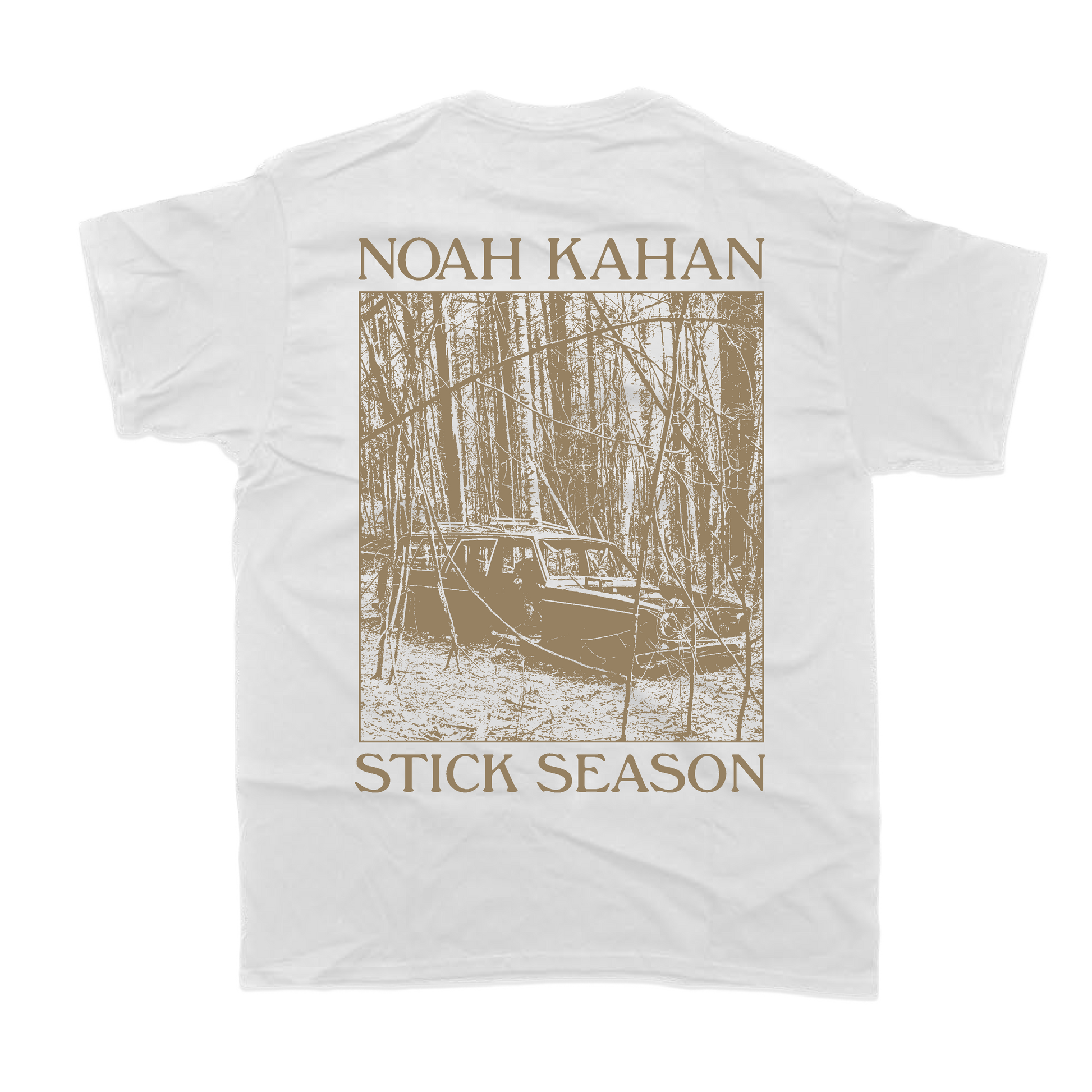 Noah Kahan Stick Season white comfort colors tee